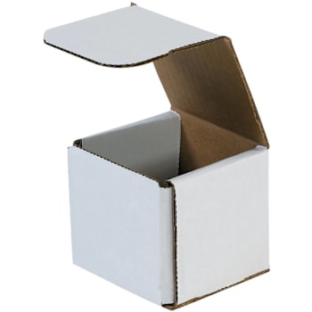 Box Partners 3 X 3 X 3" White Corrugated Mailers Pkg Of 50