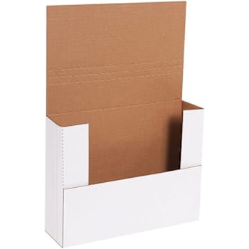 Box Partners 12 X 9 X 3" White Easy-Fold Mailers Pkg Of 50