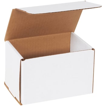 Box Partners 6 X 4 X 4" White Corrugated Mailers Pkg Of 50