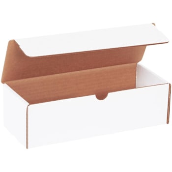 Box Partners 10 X 4 X 3" White Literature Mailers Pkg Of 50