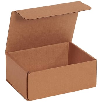 Box Partners 6 1/2 X 4 7/8 X 2 5/8" Kraft Corrugated Mailers Pkg Of 50