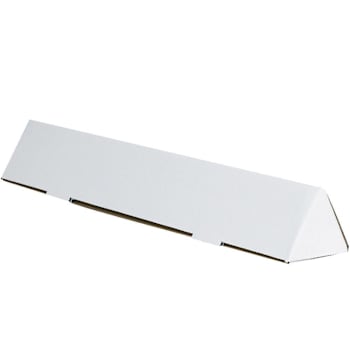 Box Partners 2 X 30 1/4" White Triangle Mailing Tubes Pkg Of 50