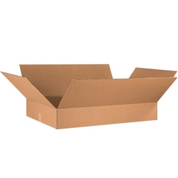Box Partners 34 X 21 X 6" Flat Corrugated Boxes Pkg Of 10