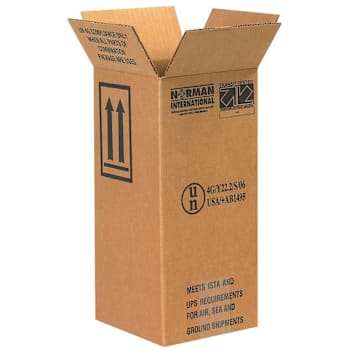 Image for Box Partners 6 X 6 X 12 3/4" 1 1 Gallon Plastic Jug Haz Mat Boxes Pkg Of 20 from HD Supply