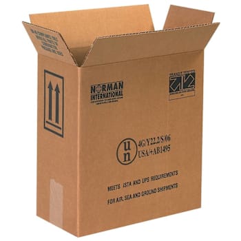 Image for Box Partners 12 X 6 X 12 3/4" 2 1 Gallon Plastic Jug Haz Mat Boxes Pkg Of 20 from HD Supply