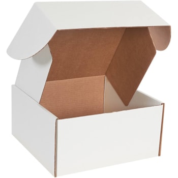 Box Partners 12 X 12 X 6" White Deluxe Literature Mailers Pkg Of 50