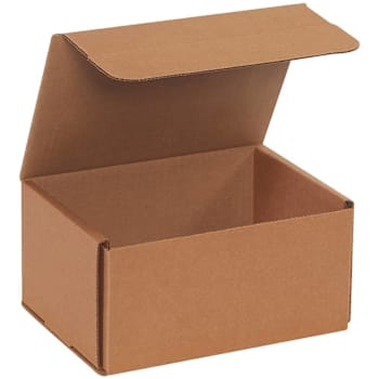 Box Partners 8 X 6 X 4" Kraft Corrugated Mailers Pkg Of 50