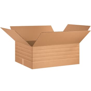 Box Partners 30 X 24 X 12" Multi-Depth Corrugated Boxes Pkg Of 15