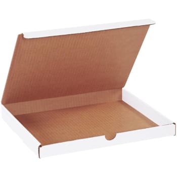 Box Partners 11 1/8 X 8 3/4 X 1" White Literature Mailers Pkg Of 50