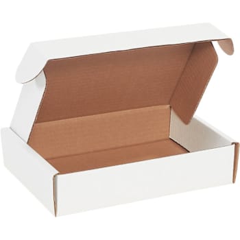 Box Partners 9 X 6 1/4 X 2" White Deluxe Literature Mailers Pkg Of 50