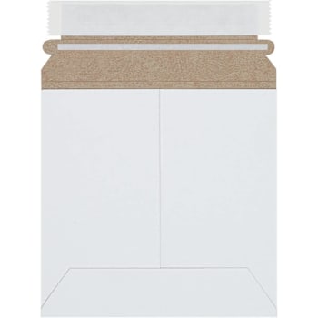 Box Partners 6 X 6" White Self-Seal Stayflats Plus Mailers Cs Of 200
