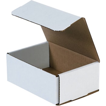 Box Partners 6 1/2 X 4 1/2 X 2 1/2" White Corrugated Mailers Pkg Of 50
