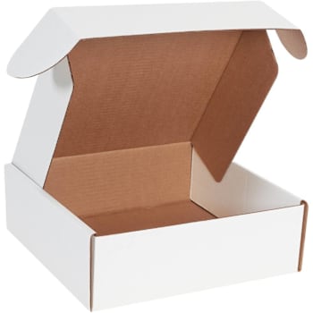 Box Partners 12 X 12 X 4" White Deluxe Literature Mailers Pkg Of 50