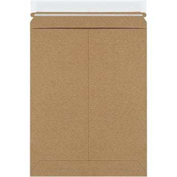 Box Partners 9 X 11 1/2" Kraft Self-Seal Stayflats Plus Mailers Cs Of 100