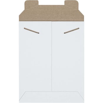 Box Partners 7 X 9" White Stayflats Mailers Cs Of 100