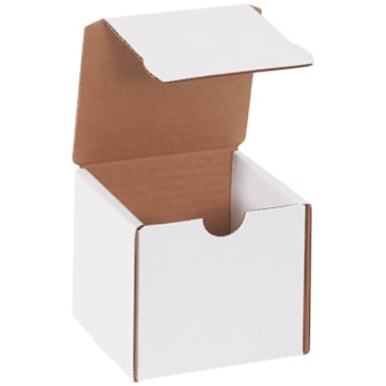 Image for Box Partners 4 X 4 X 4" White Literature Mailers Pkg Of 50 from HD Supply