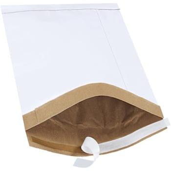 Box Partners 9 1/2 X 14 1/2" White #4 Self-Seal Padded Mailers Cs Of 100