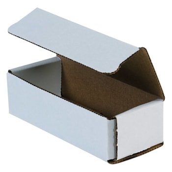 Box Partners 6 X 2 1/2 X 1 3/4" White Corrugated Mailers Pkg Of 50