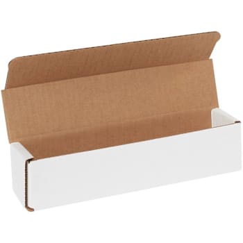 Box Partners 9 X 2 X 2" White Corrugated Mailers Pkg Of 50