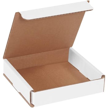 Box Partners 5 X 5 X 1" White Corrugated Mailers Pkg Of 50
