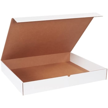 Box Partners 30 X 24 X 4" White Literature Mailers Pkg Of 25