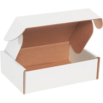 Box Partners 9 X 6 1/2 X 2 3/4" White Deluxe Literature Mailer Pkg Of 50