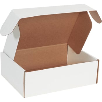 Box Partners 12 1/8 X 9 1/4 X 4" White Deluxe Literature Mailers Pkg Of 50