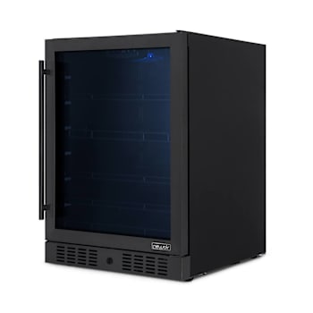 NewAir 177-Can Built-In Or   Black Beverage Fridge - 24"