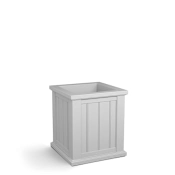 Image for Mayne Cape Cod 16x16 Square Planter - White from HD Supply