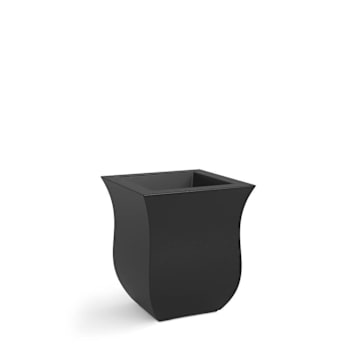Mayne Valencia 16x16 Square Planter - Black