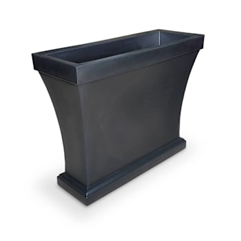 Image for Mayne Bordeaux Trough Planter - Black from HD Supply