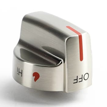 Image for Frigidaire Replacement Stainless Steel Control Knob For Range, Part # 5304521001 from HD Supply