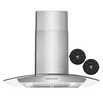 Image for Cosmo 30 In. Vista Collection 380 CFM Wall Mount Range Hood,cos-668a750-Dl from HD Supply