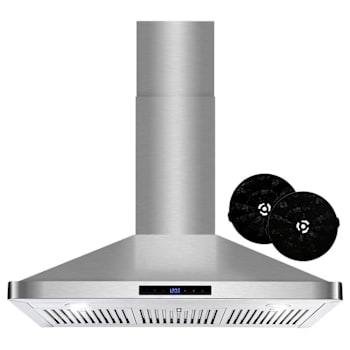 Image for Cosmo 36 In. Vista Collection 380 CFM Wall Mount Range Hood,cos-63190s-Dl from HD Supply