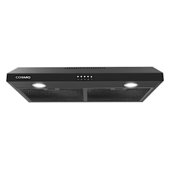 Image for Cosmo 30 In. Delta Collection Ducted Under Cabinet Range Hood, Cos-5u30-Bk from HD Supply