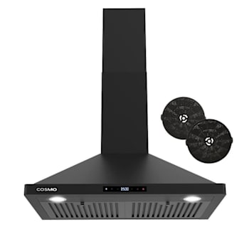 Image for Cosmo 30 In. Vista Collection 380 CFM Wall Mount Range Hood,cos-63175s-Bk-Dl from HD Supply