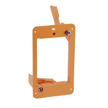 Image for Cantex Ez Box Old Work Nail-On Low Voltage Bracket, 1-Gang, Orange from HD Supply
