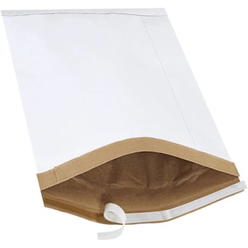 Box Partners 12 1/2 X 19" White #6 Self-Seal Padded Mailers Cs Of 50