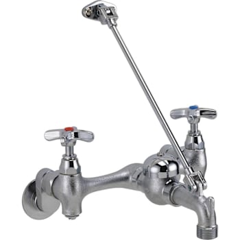 Delta Commercial 28c / T9 Two Handle 8" Wallmount Service Sink Faucet