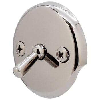 Image for Westbrass Trip Lever Overflow Face Plate-Two Finish-Matched Screws Chrome from HD Supply