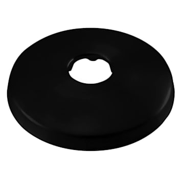 Westbrass 1/2" 5/8" OD Sure Grip Low Pattern Flange For Copper Pipe Matte Black