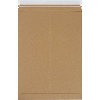 Box Partners 13 X 18" Kraft Self-Seal Stayflats Plus Mailers Cs Of 100
