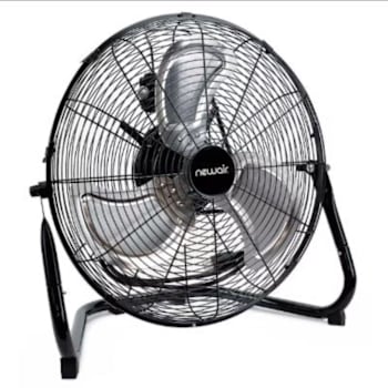 NewAir 18" Portable Floor Fan 3 Fan Speeds And Long-Lasting Ball Bearing Motor