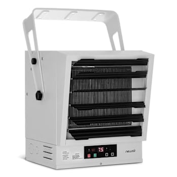 NewAir Hardwired Electric Garage Heater  Ceiling,wall/Counter Mount,rapid Heat