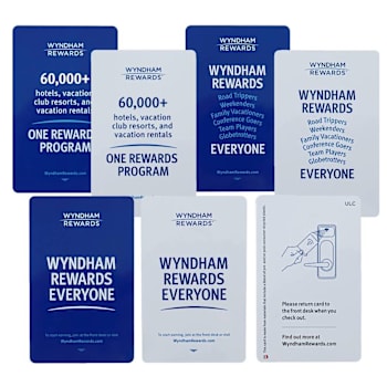 RDI-USA RFID Wyndham Rewards Ultra-Light Cards Case Of 250