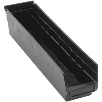 Image for Quantum Storage Systems Economy Shelf Bin, 17-7/8x4-1/8x4", Black, Case Of 20 from HD Supply