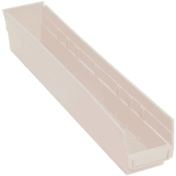 Image for Quantum Storage Systems Economy Shelf Bin, 23-5/8x4-1/8x4", Ivory, Case Of 16 from HD Supply