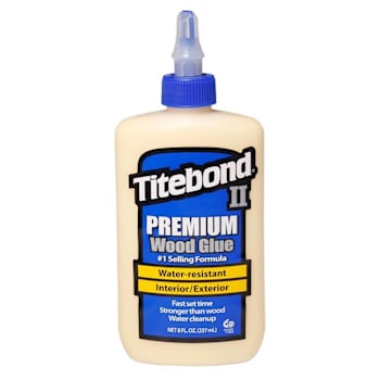 Titebond II Premium Wood Glue, 8 Oz. Bottle, Package Of 12