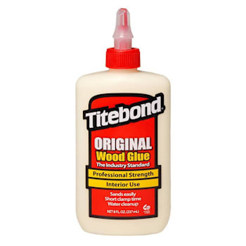 Titebond Original Wood Glue, 8 Oz. Bottle, Package Of 12