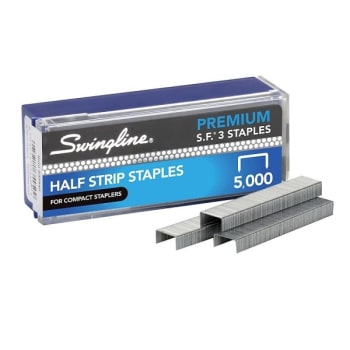 Swingline® S.F. 3 Premium ¼ in. Staples (5000-Pack)